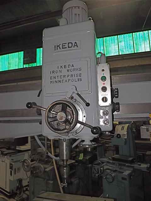 13" x 48" (4'-0") IKEDA ... RADIAL DRILL